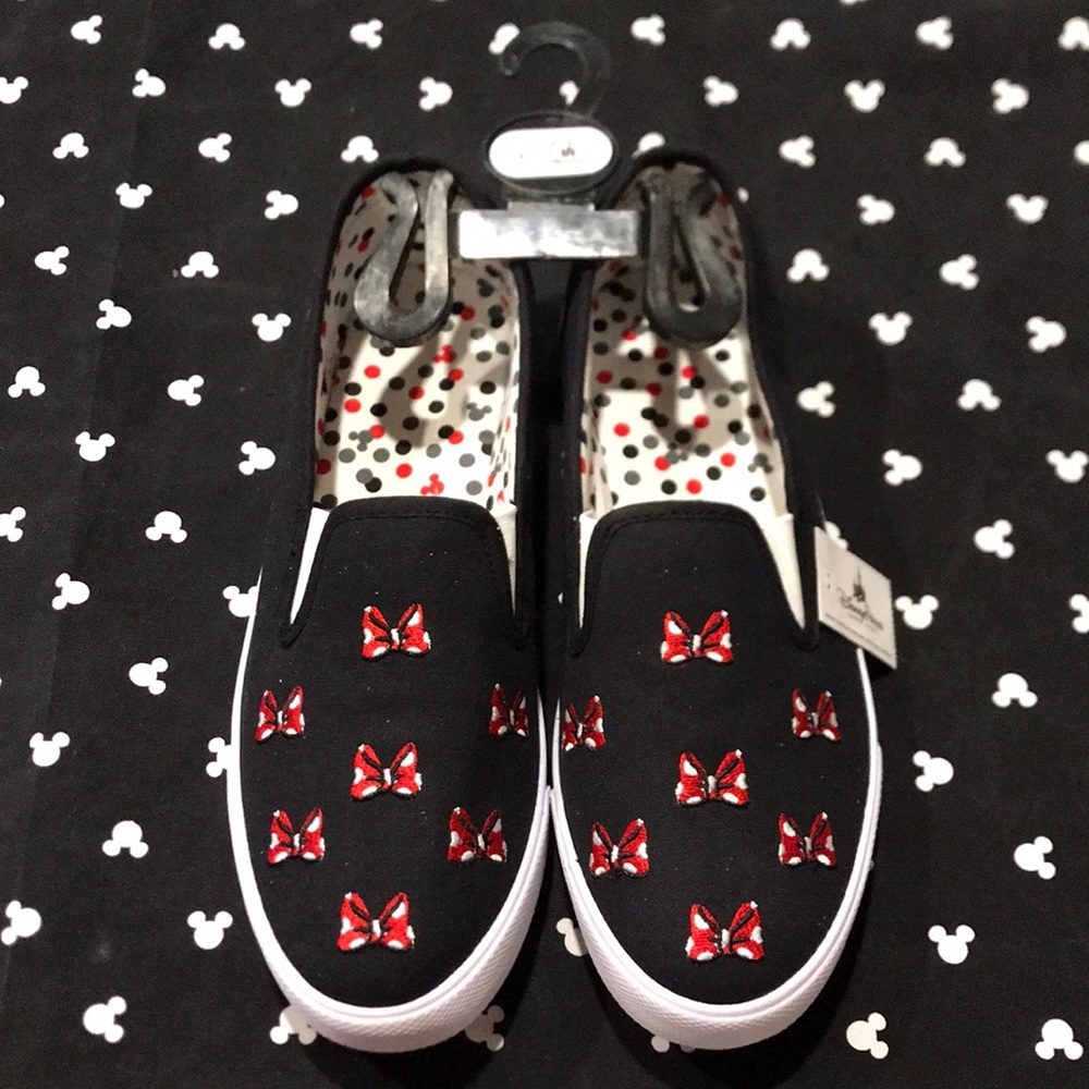 Disney Parks Minnie Canvas Slip Ons